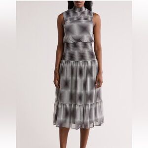 NWT area stars geoprint dress size large